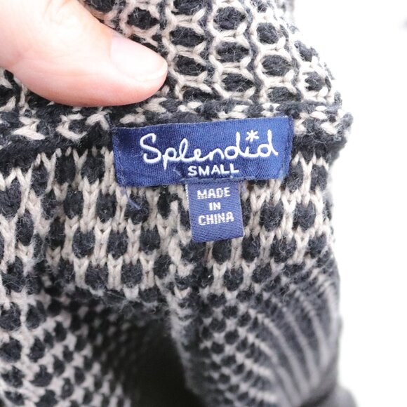 Splendid | Open Front Cocoon Cardigan Small Silk Pockets - Picture 5 of 6